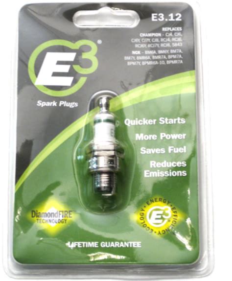 E3 12 spark plug equivalent. 12 in the Small Engine Replacement Parts d...