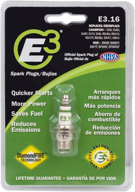 E3 16 spark plug equivalent.  Exclude brandname in your query.  It is used in multiple small en...