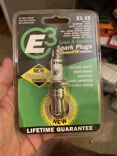 E3 22 spark plug equivalent.  H Replacement part for Champion Spark Pl...