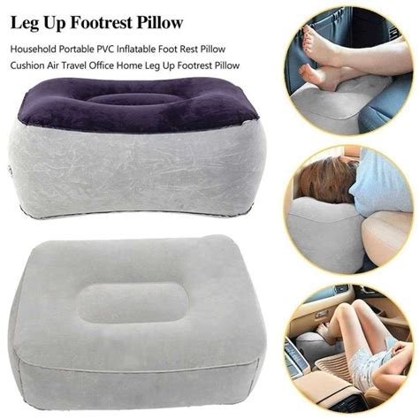 E58 Bantal angin Kaki Mobil Kecil Anak Car Leg up Foot Rest Pillow