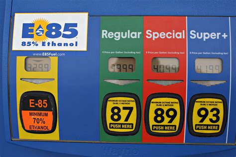 E85 petrol stations. Jan 7, 2022 · Pure ethanol (E100) has an octane of 113. While E85 is also high octane, it is slightly diluted with 15% gasoline and registers at 105 octane or more. However, E85 has a 27% lower heating value than E0 gasoline, meaning you have to use more of it to get the same BTUs. While this contributes to decreased gas mileage, studies show it depends on ... 