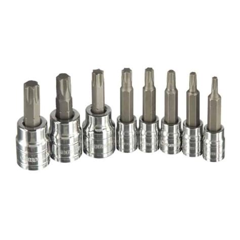 8349. Master Torx Socket Set 52pc. A comprehensive Torx® and Torx Plus® socket and bit set, including Torx®, Torx Plus® and Torx® tamperproof bit and socket profiles in 1/4", 3/8" and 1/2" drive sizes. A quality set manufactured from chrome vanadium and impact grade S2 steel which is supplied in a sturdy blow-mold case to keep the sockets ...