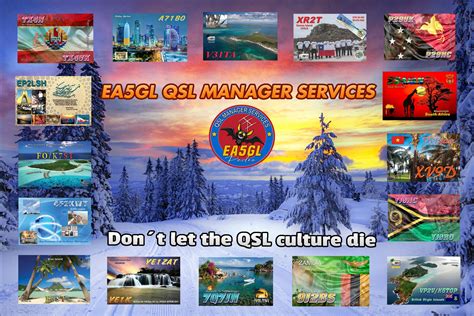 EA5GL - QSL Manager offer - DX - News