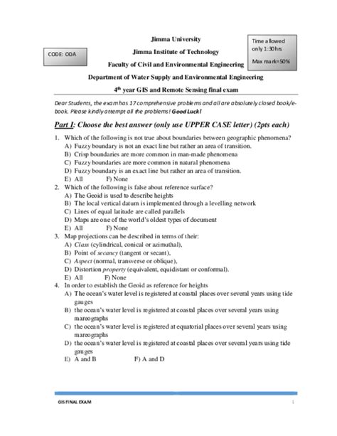 EADF2201 Exam