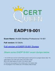 EADP19-001 Prüfungsunterlagen