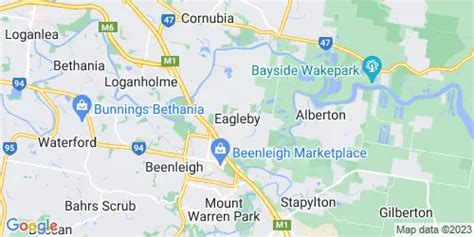 EAGLEBY Street Map, QLD