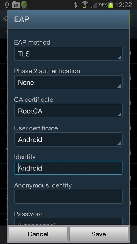 EAP-PEAP TLS issues after Android Upgrade Controllerless …