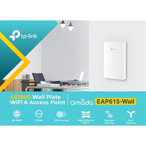 EAP615-Wall, the first Omada Wall Plate Wi-Fi 6 Access …