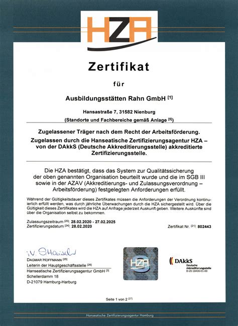 EAPF2101B Zertifizierung