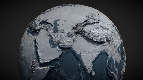 EARTH - Augmented Reality 3D-printed Earth Model