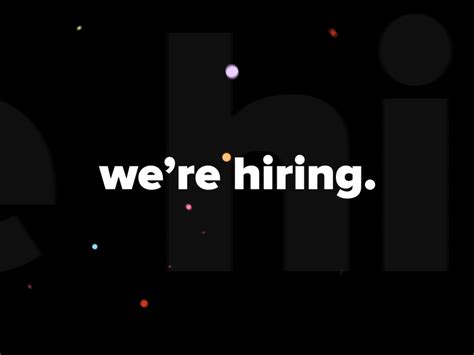 EARTH TO US NOW HIRING!