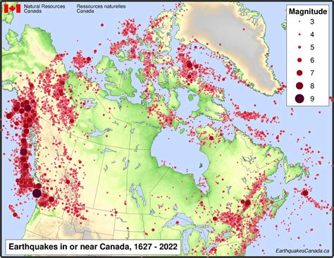 Earthquakes Canada - wintechmobiles.com