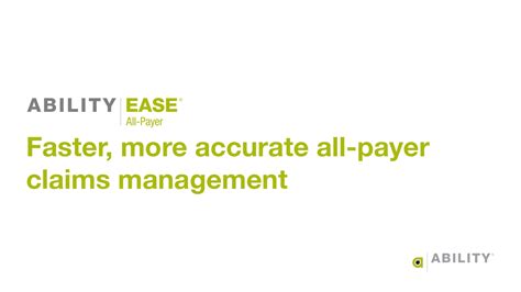 EASE All-Payer Login