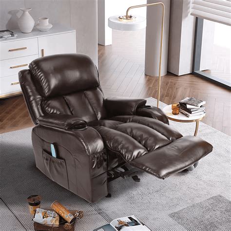 EASELAND Oversized Power Lift Recliner for Elderly, Thick Leather Power …