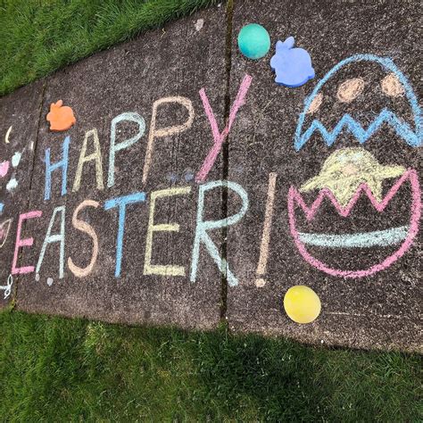Easter Sidewalk Chalk - muktibox.com