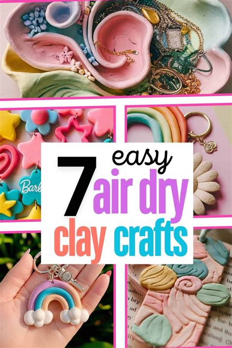 Easy Air Dry Clay Craft Ideas for Spring & Summer - muktibox.com