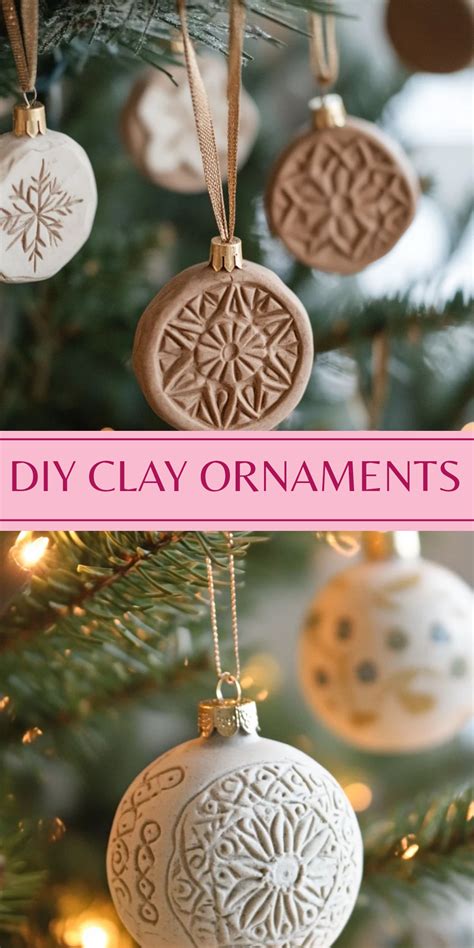 Easy Clay Christmas Ornaments - Living On A Dime - muktibox.com