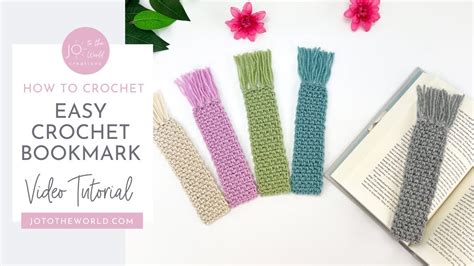 EASY DIY Crochet Bookmark – Beginner Friendly - YouTube