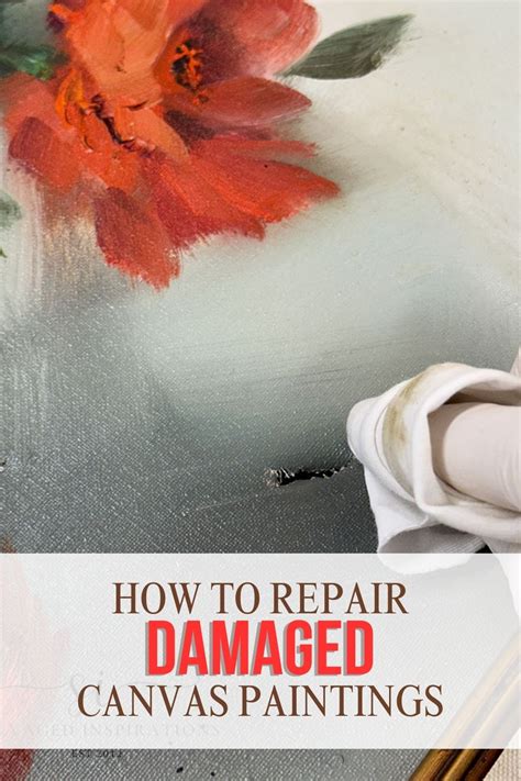 Easy How To Fix A Torn Canvas Painting - muktibox.com