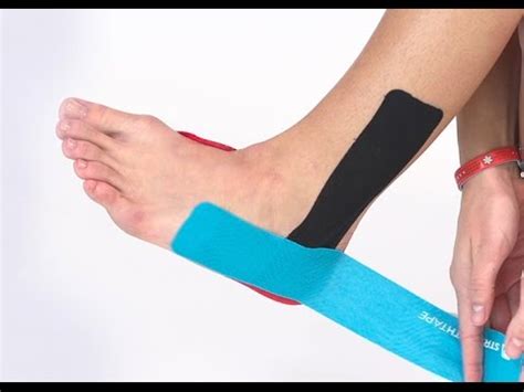 EASY KINESIOLOGY TAPE ANKLE APPLICATION - 2 Minute Guide