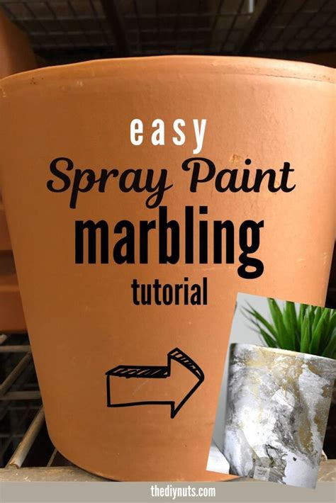 Easy Spray Paint Marbling Tutorial - The DIY Nuts - muktibox.com
