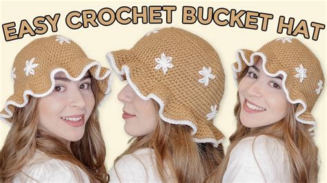 EASY crochet bucket hat tutorial DIY Anyone can make! YouTube