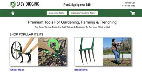 EasyDigging Tools for Gardening, Farming, and Trenching - raincitystudios.com