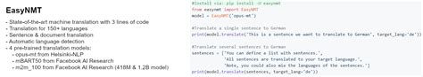 EasyNMT - Easy to use, state-of-the-art Neural … - coolestguyplanet.net
