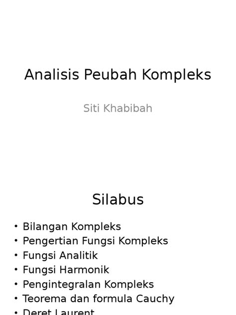 ebook Analisis Peubah Kompleks - Kadir - 90194 - wintechmobiles.com