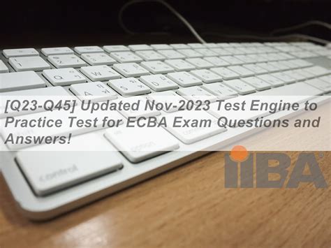 ECBA Testing Engine