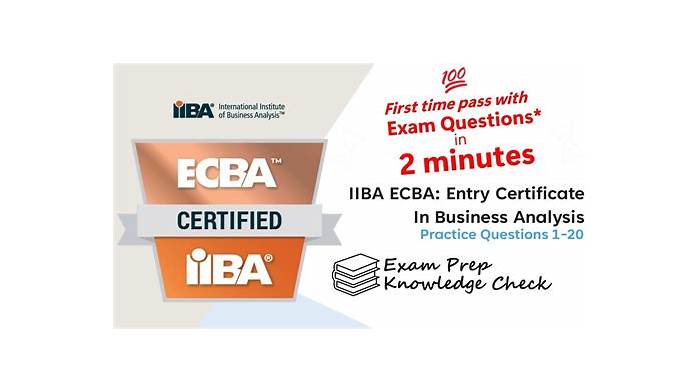 Reliable ECBA Exam Registration