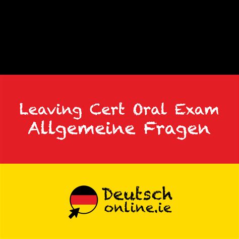 ECBA-Deutsch Exam Fragen