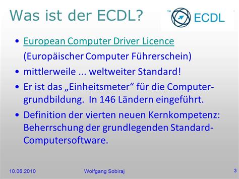 ECDL - Definition by AcronymAttic