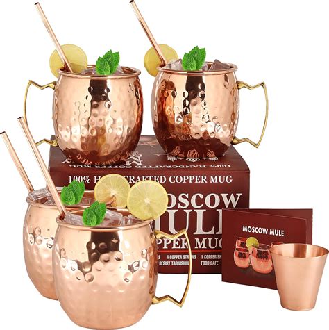 ECHTWERK Moscow Mule Copper Cups, Set of 13, Made of …