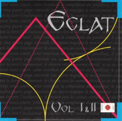 ECLAT / EX ECLAT DE VERS discography and reviews