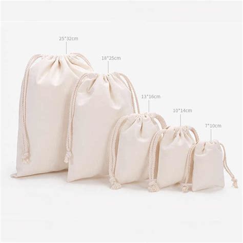 Eco Friendly Drawstring Pouch Manufacturer Cotton Cloth Bags - raincitystudios.com