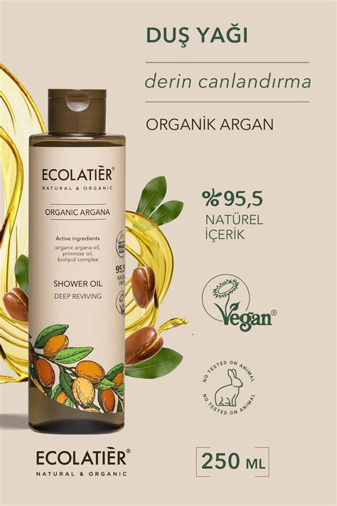 ECOLATIER Duş Yağı Derin Canlandırıcı Organik Argan Fiyatı.