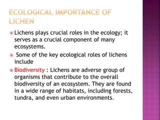 Ecological Roles of Lichens as Monitors of a Changing Global ... - MDPI - muktibox.com