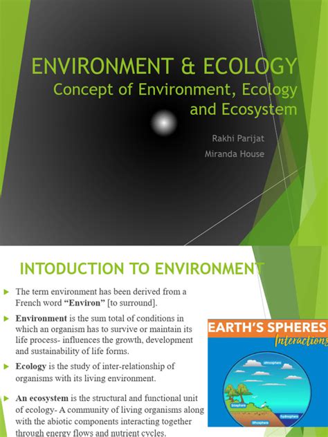 Ecology and The Natural Environment - Academic Journals - raincitystudios.com