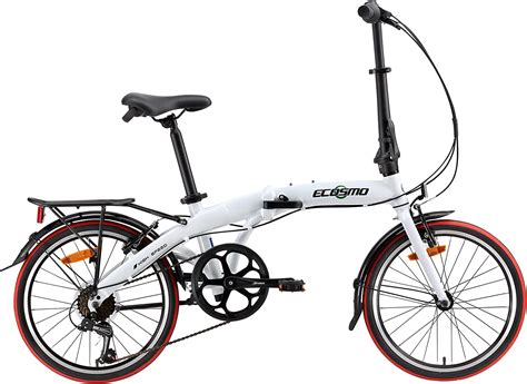 ECOSMO 20" Lightweight Alloy Folding City Bike …