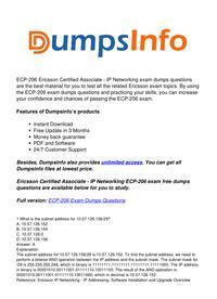 ECP-206 Zertifizierungsantworten