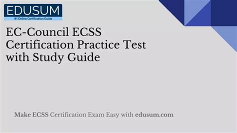 ECSS Online Tests