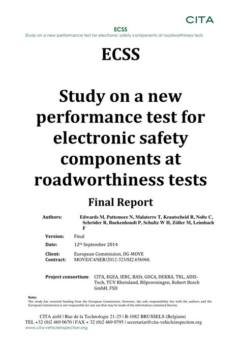 ECSS PDF Testsoftware