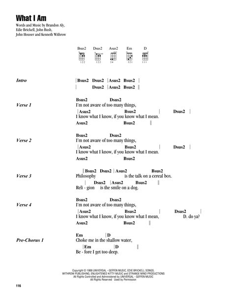 EDIE BRICKELL CHORDS AND TABS