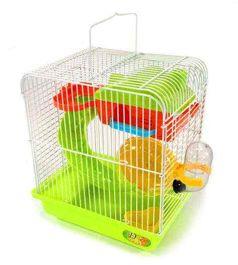 EDMBG Small Hamster Rodent Cage Habitat Playhouse Gerbil Mouse …