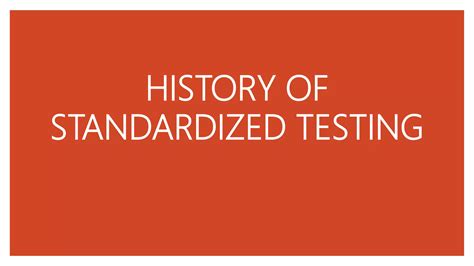 Education Blog: History of Standardized Testing | Barton Gilman - wintechmobiles.com