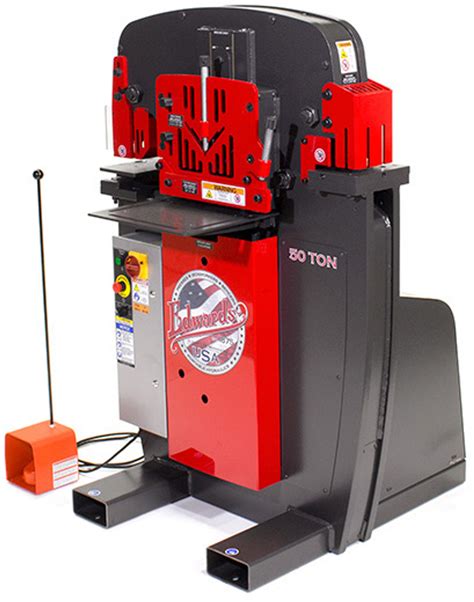 EDWARDS 50 TON IRONWORKER MACHINE: - American …