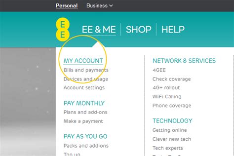 EE Login Log in to Your EE account Profile Help EE.