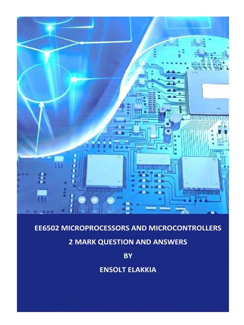 EE6502 MICROPROCESSORS AND MICROCONTROLLERS 2 MARK …