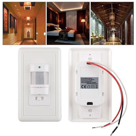 EEEkit PIR Motion Sensor Light Switch Wall Switch for Indoor Use